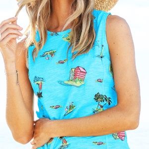 FRESH PRODUCE BEACHY KEEN BLUEFIN CHLOE TANK TOP 2